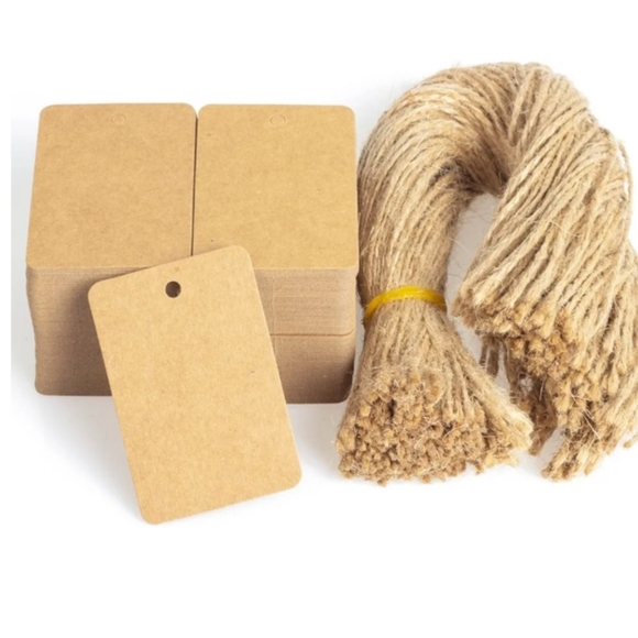 Other - Paper Tags with Jute Twine